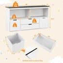 Kids Toy Storage Organizer with Blackboard Top-4-Drawer by LJGDeals