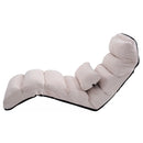 Folding Lazy Sofa Chair Stylish Sofa Couch Beds Lounge Chair W/Pillow by LJGDeals
