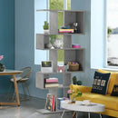 5 Cubes Ladder Shelf Corner Bookshelf Display Rack Bookcase by LJGDeals