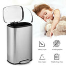 13.2 Gallon Stainless Steel Trash Garbage Can with Bucket by LJGDeals