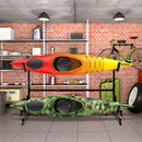 Freestanding Height Adjustable Dual Kayak Storage Rack by LJGDeals