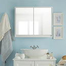 2-Door Wall-Mounted Bathroom Mirrored Medicine Cabinet by LJGDeals