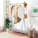 Extendable Foldable Heavy Duty Clothing Rack with Hanging Rod by LJGDeals