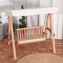 Donald Outdoor Wooden Darden Swing Chair
