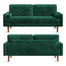 Modern Green Loveseat Couch