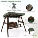 Bolton Outdoor Wooden Darden Swing Chair