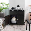 Wooden Cat Litter Box Enclosure with Drawer Side Table Furniture by LJGDeals