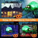 5 Feet Long Halloween Inflatable Creepy Spider with Cobweb and LEDs by LJGDeals