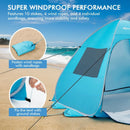 Automatic Pop-up Beach Tent with Carrying Bag-Blue by LJGDeals