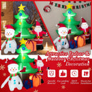 7.2 Feet Inflatable Lighted Christmas Decoration Tree with Santa Claus by DirectDeals