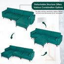 3-Seat L-Shaped Sectional Sofa with USB Ports & Storage by LJGDeals