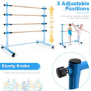47 Inch Double Ballet Barre with Anti-Slip Footpads by LJGDeals