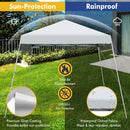 10 x 10 Feet Outdoor Instant Pop-up Canopy with Carrying Bag-Blue by DirectDeals