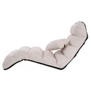Folding Lazy Sofa Chair Stylish Sofa Couch Beds Lounge Chair W/Pillow by LJGDeals