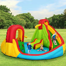 Kid's Inflatable Water Slide Bounce House with Climbing Wall and Pool Without Blower by LJGDeals