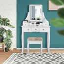 5 Drawers Removable Box Makeup Dressing Vanity Set by LJGDeals