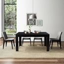 63 Inch Rectangular Modern Dining Kitchen Table by LJGDeals