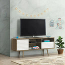 Mid-Century Modern TV Stand for TVs up to 65 Inch with Storage Shelves by LJGDeals