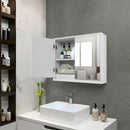 2-Door Wall-Mounted Bathroom Mirrored Medicine Cabinet by LJGDeals