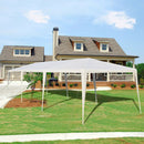 10 x 30 Feet Gazebo Canopy Tent with Connection Stakes and Wind Ropes by LJGDeals