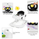 2-in-1 Foldable Baby Walker with Music Player and Lights