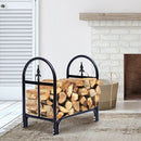 2 Feet Outdoor Heavy Duty Steel Firewood Storage Holder by LJGDeals