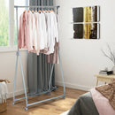 Extendable Foldable Heavy Duty Clothing Rack with Hanging Rod by LJGDeals