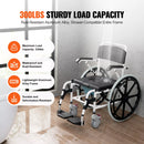 Barney Elderly Shower Commode Wheelchair