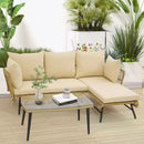 Astrid Outdoor Garden Corner Couch Set
