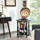16th Century Nautical Chart Wine Cabinet with Wheels by LJGDeals