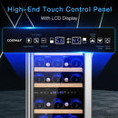 Dual-Zone 30-Bottle Wine Cooler by LJGDeals