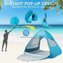 Automatic Pop-up Beach Tent with Carrying Bag-Blue by LJGDeals