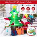 7.2 Feet Inflatable Lighted Christmas Decoration Tree with Santa Claus by LJGDeals