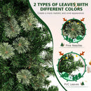 7 Feet Half Christmas Tree with Pine Needles and 150 Lights by LJGDeals