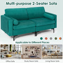 Modular 1/2/3/4-Seat L-Shaped Sectional Sofa Couch with Socket USB Port-2-Seat by LJGDeals