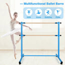47 Inch Double Ballet Barre with Anti-Slip Footpads by LJGDeals