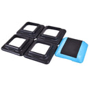 16 x 16 Inch Adjustable 4 Risers Lightweight Aerobic Pedals by LJGDeals