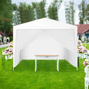 10 x 10 Feet Outdoor Side Walls Canopy Tent with 4 Removable Sidewalls by LJGDeals