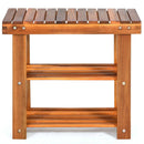 3-Tier Wood Shoe Rack 19' Shoe Bench Boots Organizer by LJGDeals