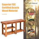 3-Tier Freestanding Wooden Shoe Organizer with Seat by LJGDeals