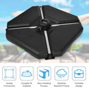 4 Pieces 195 lbs Patio Cantilever Offset Umbrella Base Weight Sand by DirectDeals