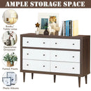 Antique-Style Free-Standing Dresser with 6 Drawers by LJGDeals