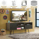 Mid-Century Modern TV Stand for TVs up to 65 Inch with Storage Shelves by LJGDeals