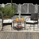 Mclean Rattan Garden Chair (Set of 2)