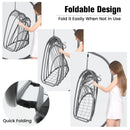 Hanging Folding Egg Chair with Stand Soft Cushion Pillow Swing Hammock by LJGDeals