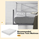 Metal Daybed Twin Bed Frame Stable Steel Slats Sofa Bed by DirectDeals