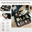 Lift Top Coffee Table Central Table with Drawers and Hidden Compartment for Living Room by LJGDeals