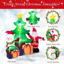 7.2 Feet Inflatable Lighted Christmas Decoration Tree with Santa Claus by LJGDeals
