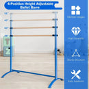 51 Inch Ballet Barre Bar with 4-Position Adjustable Height by LJGDeals