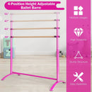 51 Inch Ballet Barre Bar with 4-Position Adjustable Height by LJGDeals